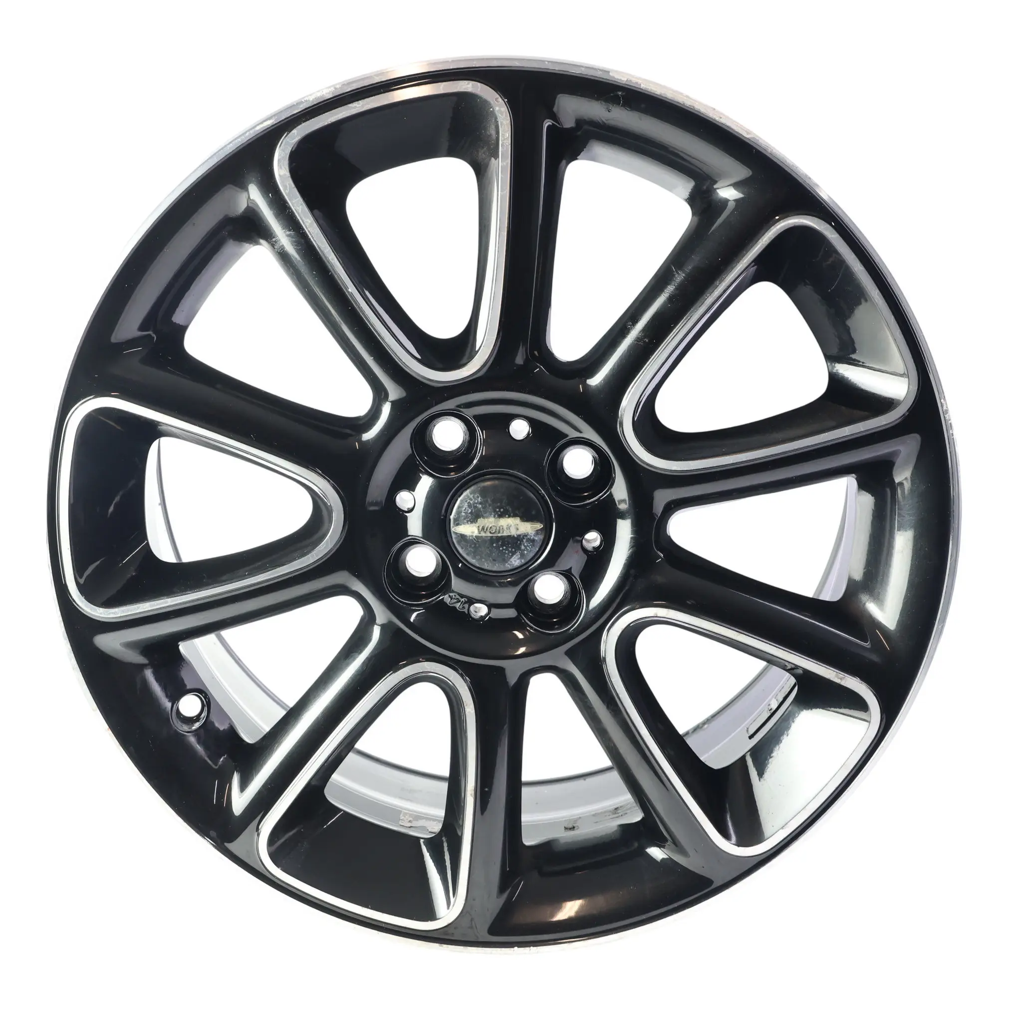 Mini Cooper R55 R56 R57 Llanta de aleación negra 17" ET:48 7J