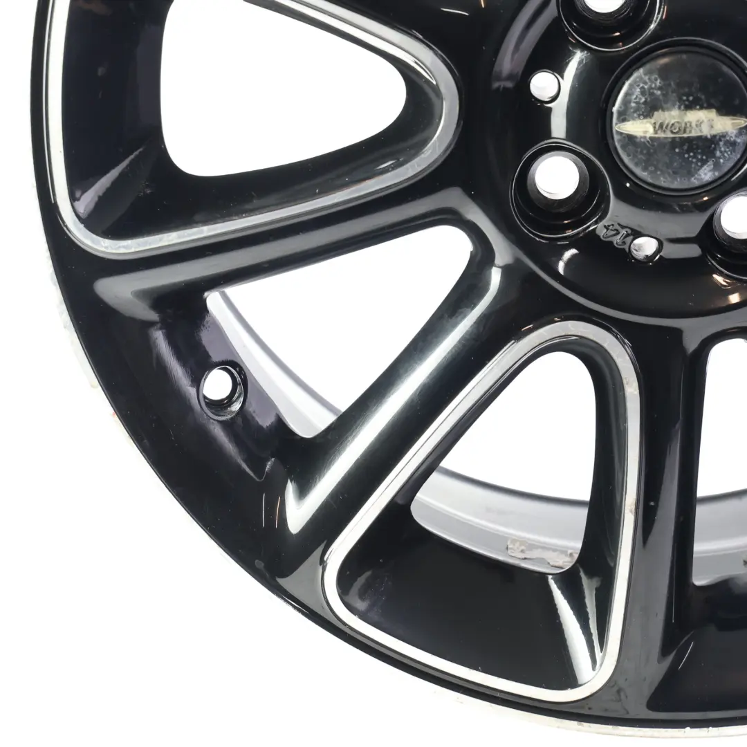 Felga Czarna 17" ET:48 7J Sandblast Turned 132 do Mini Cooper R55 R56 R57 o numerze 6850504 Mini Cooper R55 R56 R57 Felga Czarna 17" ET:48 7J Sandblast Turned 132 - SKU 6850504-1 - Numer Części 6850504