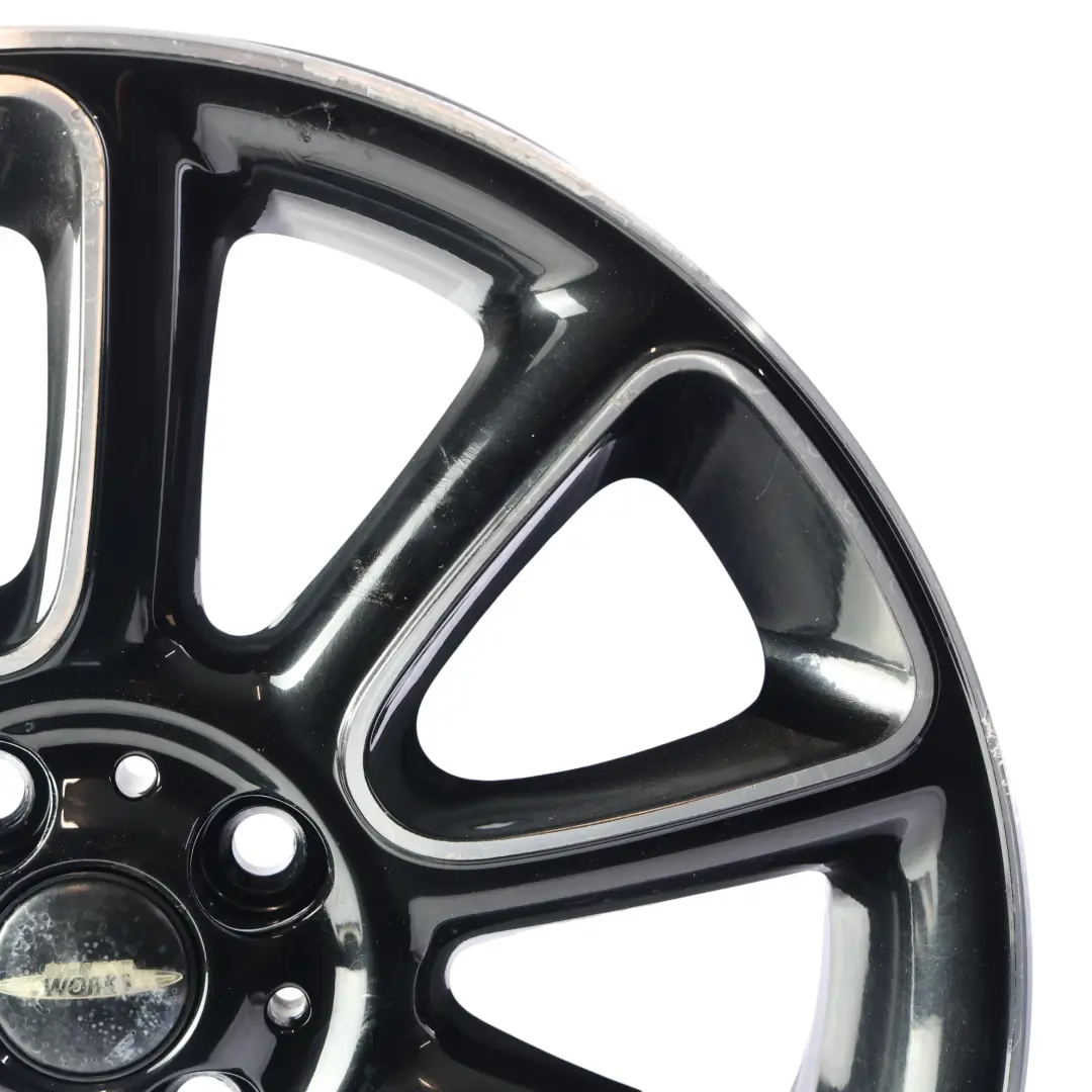 Alloy Rim 17" ET:48 7J Sandblast Turned 132 to Mini Cooper R55 R56 R57 Black Wheel with Part number 6850504 Mini Cooper R55 R56 R57 Black Wheel Alloy Rim 17" ET:48 7J Sandblast Turned 132 - SKU 6850504-1 - Part number 6850504