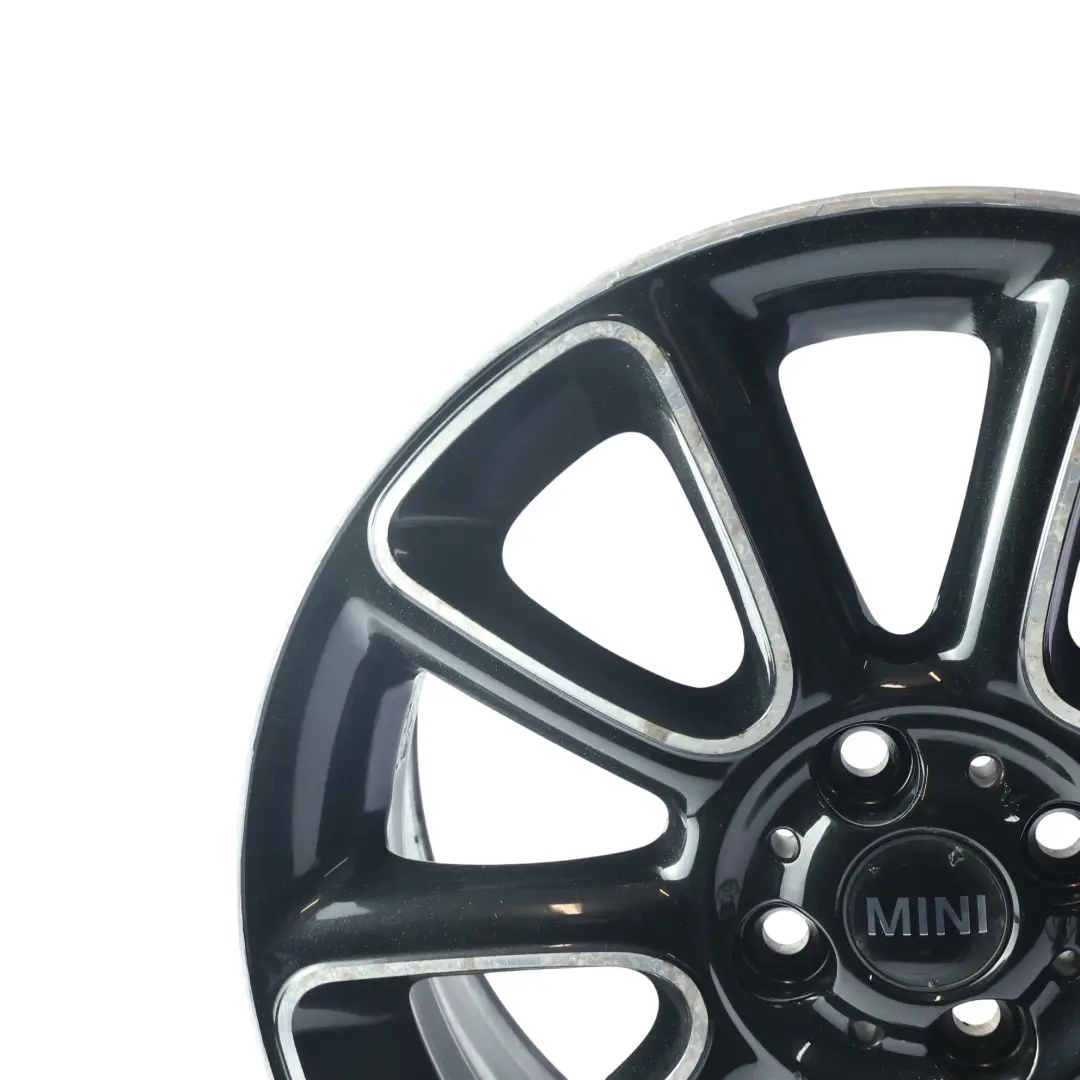 Mini R55 R56 R57 Alloy Wheel Rim Black 17" ET:48 7J Sandblast Turned 132 - SKU 6850504-4 - Part number 6850504