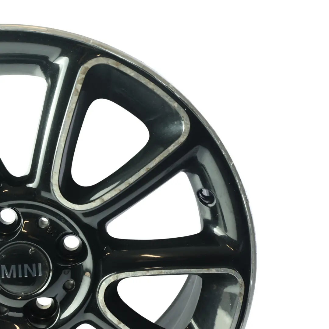 Mini R55 R56 R57 Alloy Wheel Rim Black 17" ET:48 7J Sandblast Turned 132 - SKU 6850504-4 - Part number 6850504