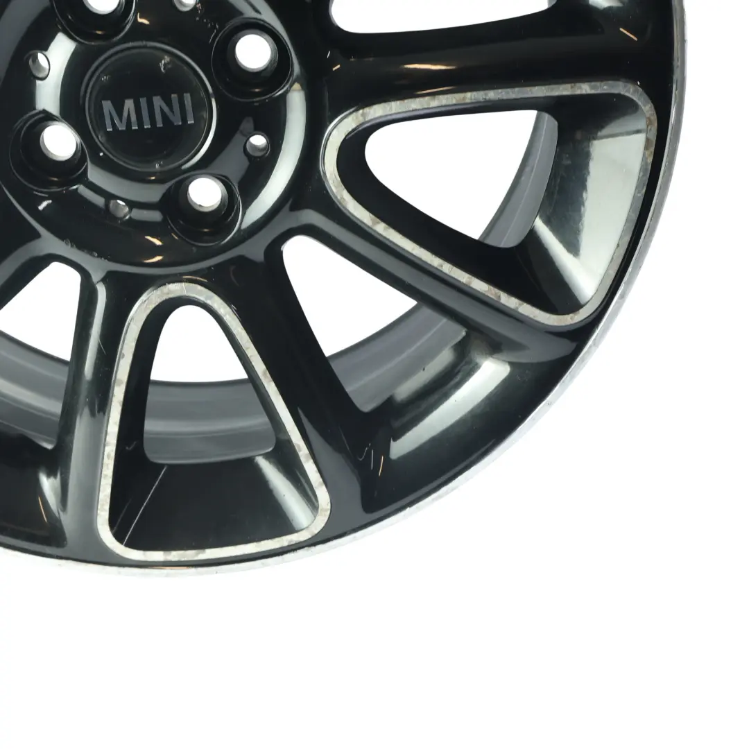 Mini R55 R56 R57 Alloy Wheel Rim Black 17" ET:48 7J Sandblast Turned 132 - SKU 6850504-4 - Part number 6850504