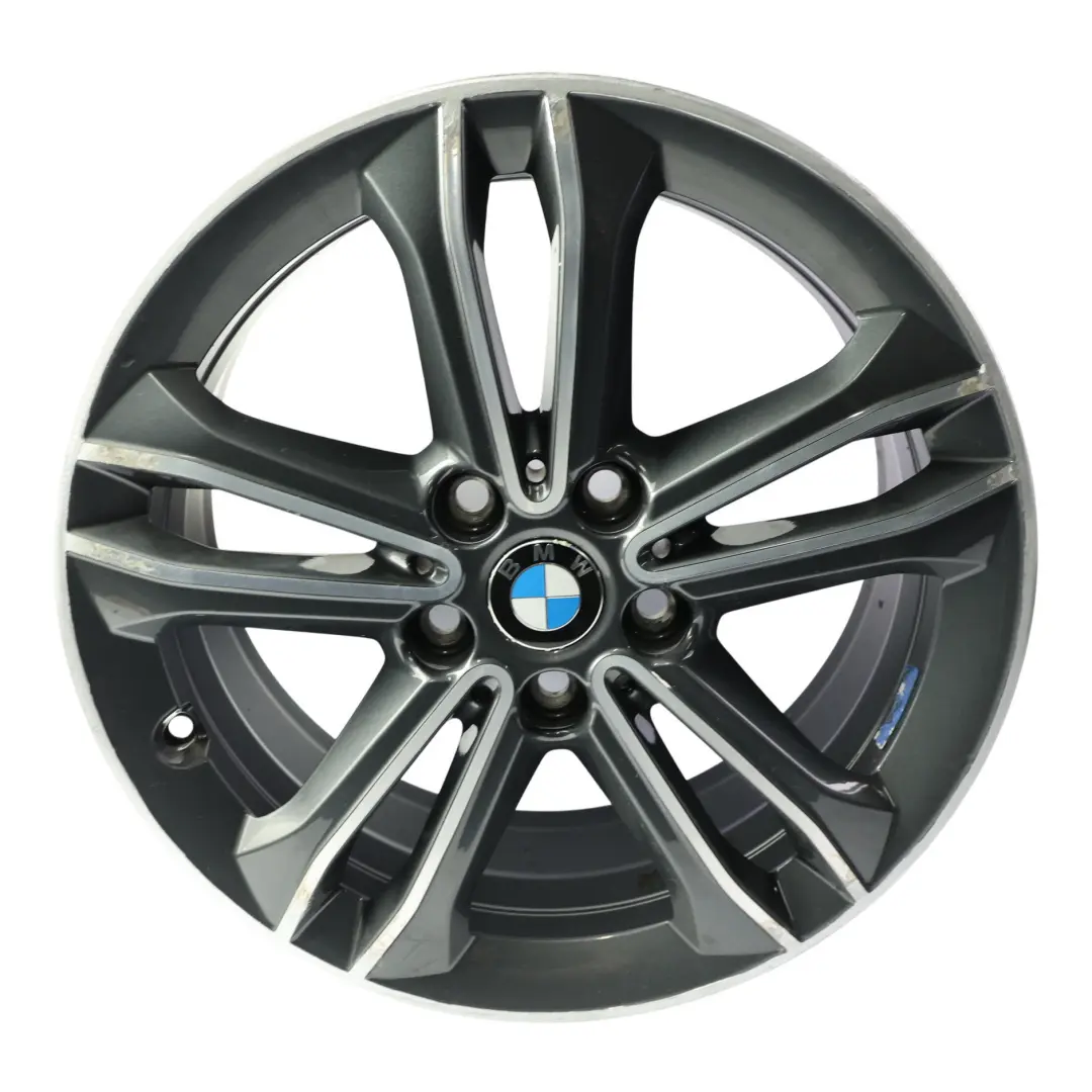 BMW F40 F44 F45 F46 Wheel Alloy Rim 17" 7,5J ET:54 Double Spoke 549 - SKU 6856087-GY1 - Part number 6856087