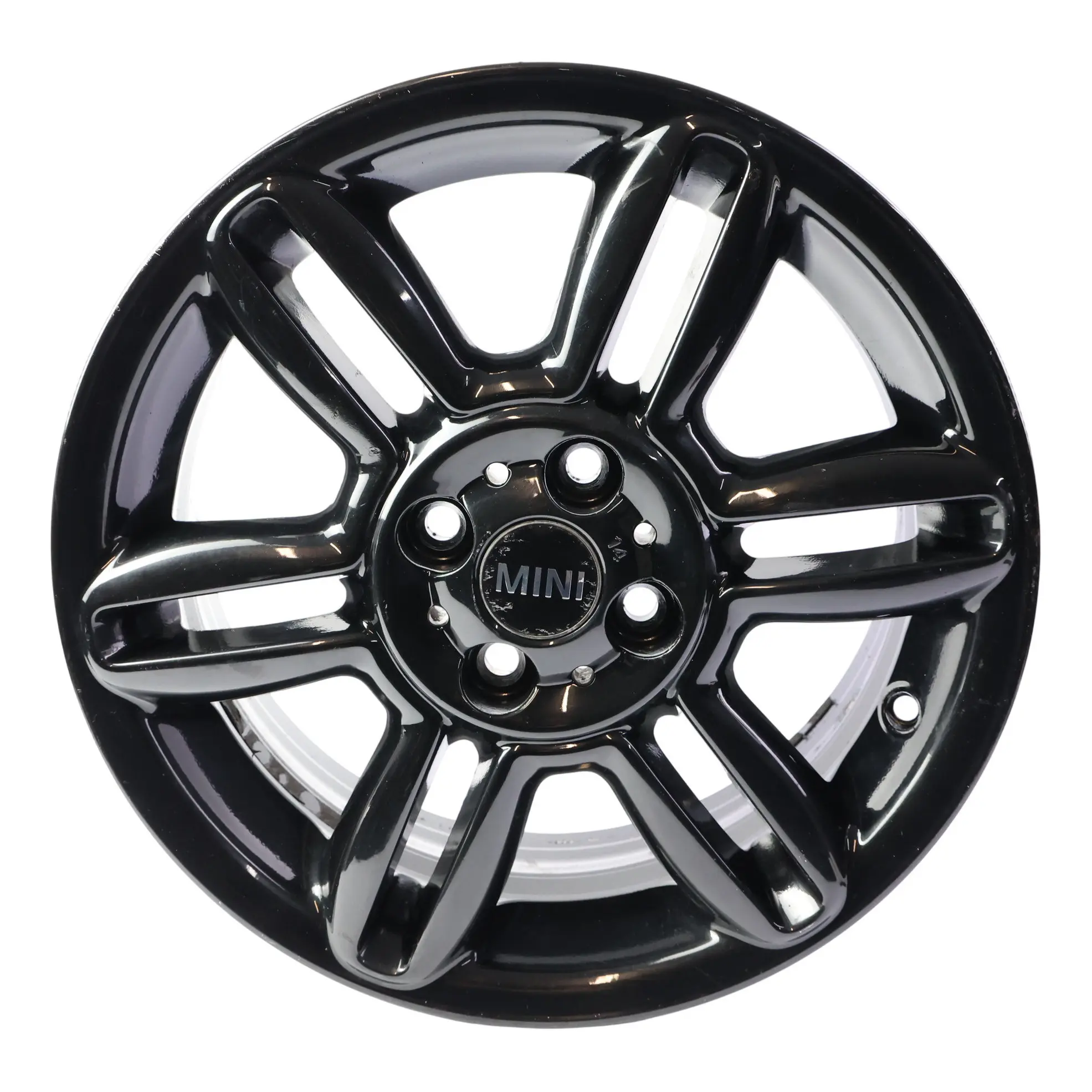 Mini Cooper R55 R56 R57 Jante Alliage Noire 16" 6,5J 6-Star à Double Rayons 119