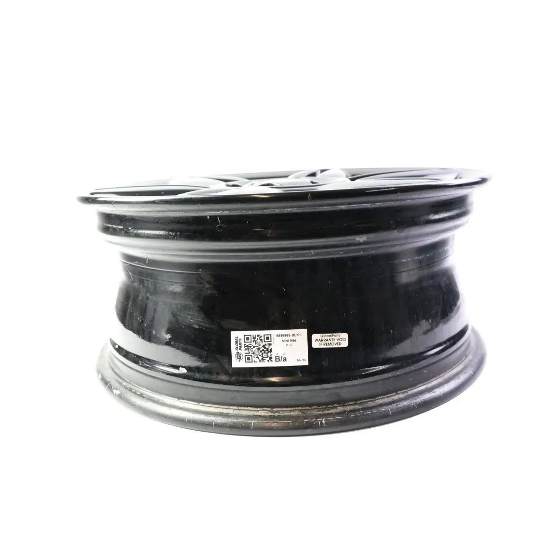 Alloy Rim 16" 6,5J 6-Star Twin Spoke 119 to Mini Cooper R55 R56 R57 Black Wheel with Part number 6856969 Mini Cooper R55 R56 R57 Black Wheel Alloy Rim 16" 6,5J 6-Star Twin Spoke 119 - SKU 6856969-BLK1 - Part number 6856969