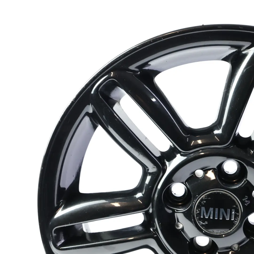 Llanta De Aleación Negra 16" 6,5J 6-Star Twin Spoke 119 para Mini Cooper R55 R56 R57 con número de pieza 6856969 Mini Cooper R55 R56 R57 Llanta De Aleación Negra 16" 6,5J 6-Star Twin Spoke 119 - SKU 6856969-BLK1 - Número de pieza 6856969