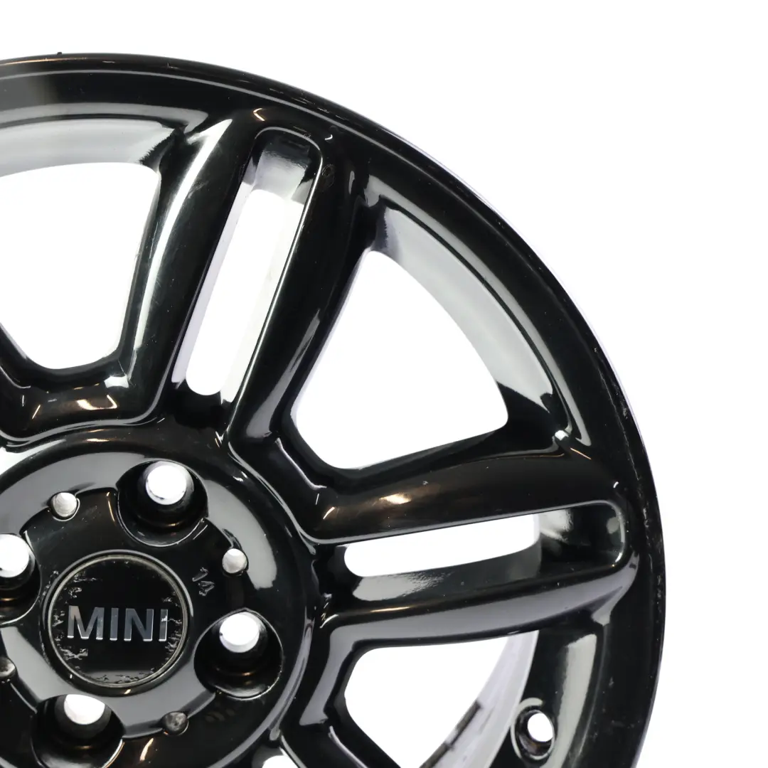 Mini Cooper R55 R56 R57 Llanta De Aleación Negra 16" 6,5J 6-Star Twin Spoke 119 - SKU 6856969-BLK1 - Número de pieza 6856969
