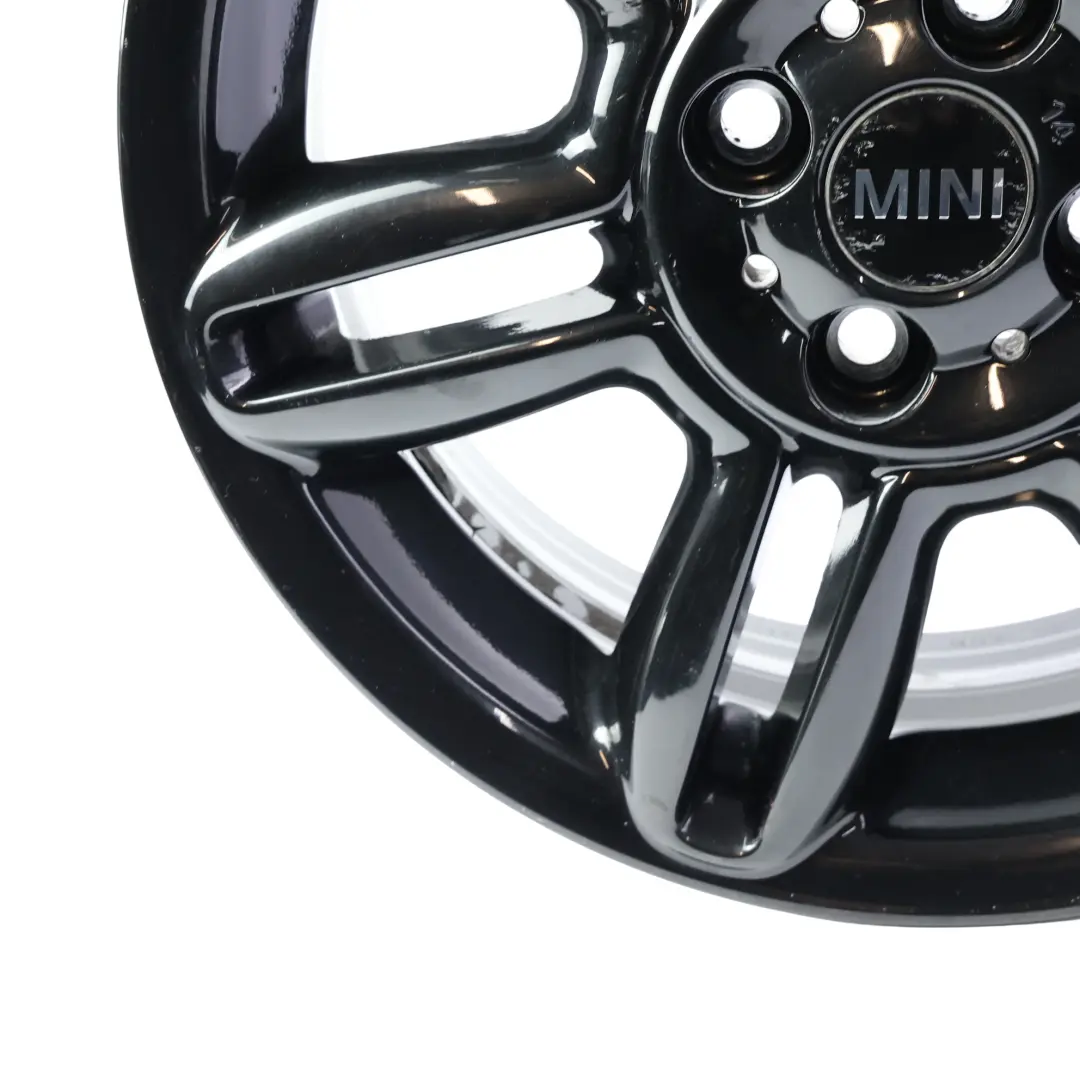 Alloy Rim 16" 6,5J 6-Star Twin Spoke 119 to Mini Cooper R55 R56 R57 Black Wheel with Part number 6856969 Mini Cooper R55 R56 R57 Black Wheel Alloy Rim 16" 6,5J 6-Star Twin Spoke 119 - SKU 6856969-BLK1 - Part number 6856969