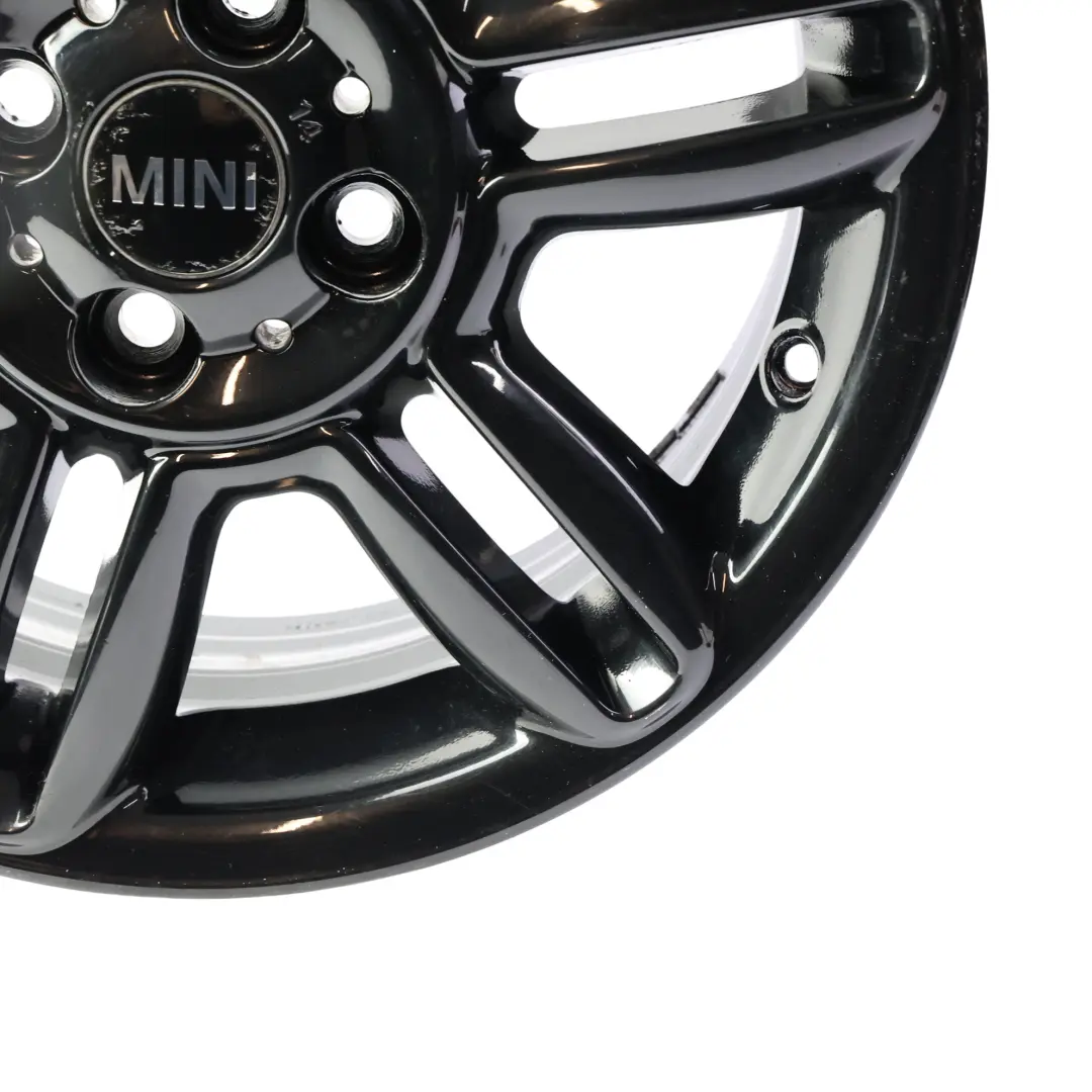 Llanta De Aleación Negra 16" 6,5J 6-Star Twin Spoke 119 para Mini Cooper R55 R56 R57 con número de pieza 6856969 Mini Cooper R55 R56 R57 Llanta De Aleación Negra 16" 6,5J 6-Star Twin Spoke 119 - SKU 6856969-BLK1 - Número de pieza 6856969
