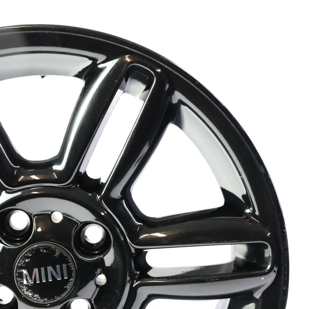 Mini Cooper R55 R56 R57 Llanta De Aleación Negra 16" 6,5J 6-Star Twin Spoke 119 - SKU 6856969-BLK2 - Número de pieza 6856969