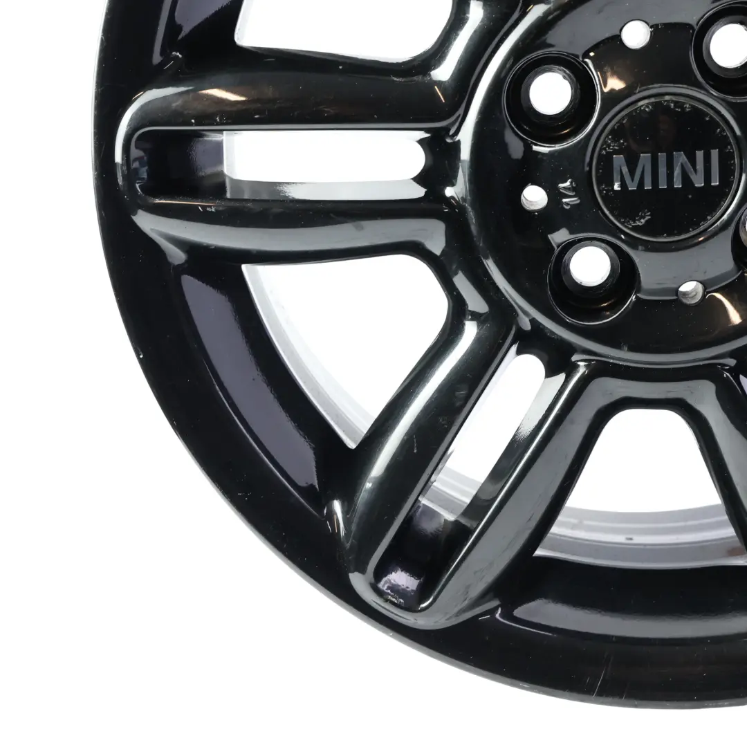 Alloy Rim 16" 6,5J 6-Star Twin Spoke 119 to Mini Cooper R55 R56 R57 Black Wheel with Part number 6856969 Mini Cooper R55 R56 R57 Black Wheel Alloy Rim 16" 6,5J 6-Star Twin Spoke 119 - SKU 6856969-BLK4 - Part number 6856969