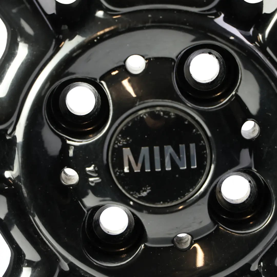 Mini Cooper R55 R56 R57 Black Wheel Alloy Rim 16" 6,5J 6-Star Twin Spoke 119 - SKU 6856969-BLK4 - Part number 6856969