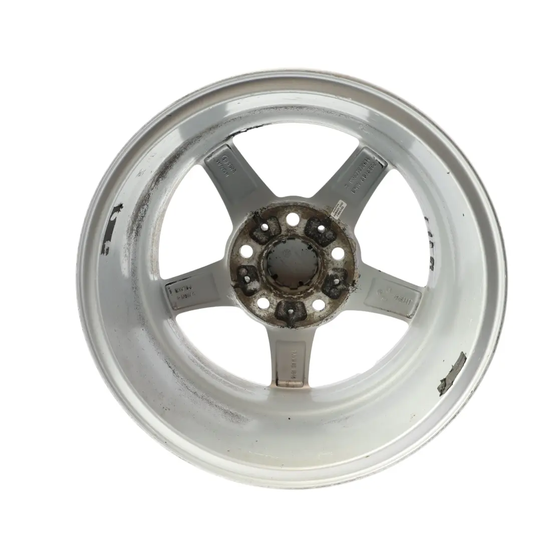 Llanta Aleacion Plateada 16" 7J ET:40 Star Spoke 654 para BMW F20 F21 F22 F23 con número de pieza 6866302 BMW F20 F21 F22 F23 Llanta Aleacion Plateada 16" 7J ET:40 Star Spoke 654 - SKU 6866302-SL2 - Número de pieza 6866302