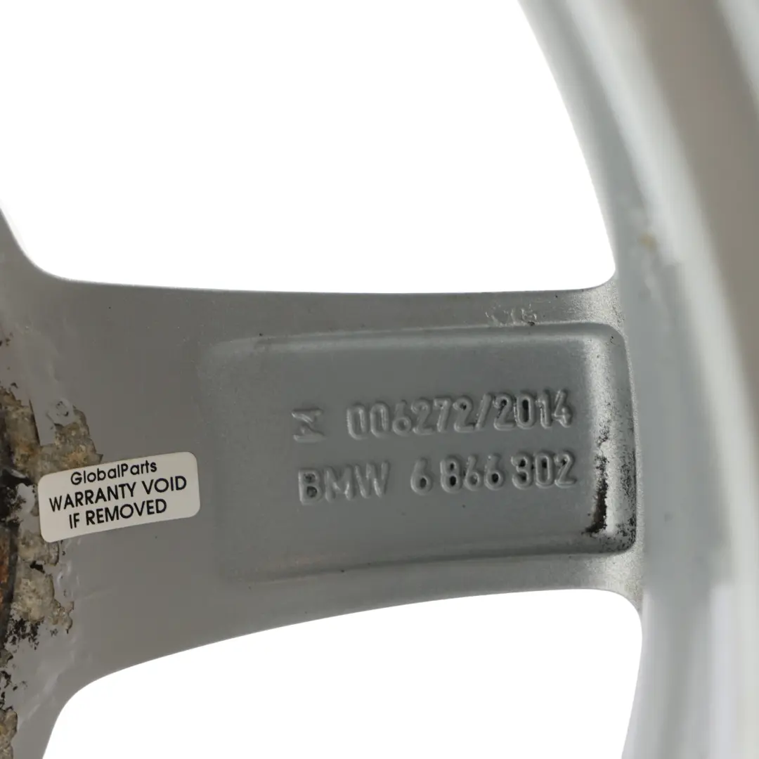 BMW F20 F21 F22 F23 Llanta Aleacion Plateada 16" 7J ET:40 Star Spoke 654 - SKU 6866302-SL2 - Número de pieza 6866302