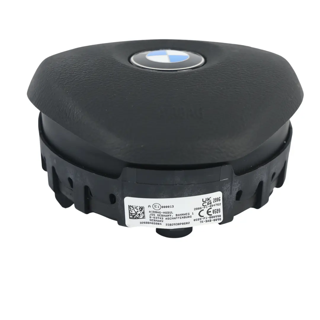 Módulo Airbag Volante Sistema Lado Conductor Cuero Negro para BMW X5 E70 con número de pieza 6884665 BMW X5 E70 Módulo Airbag Volante Sistema Lado Conductor Cuero Negro - SKU 6884665 - Número de pieza 6884665