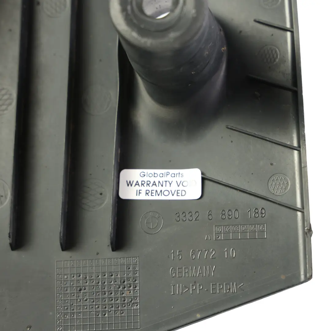 Axle Left N/S Trailing Arm Cover Panel to Mini F54 F55 F56 F57 F60 Rear with Part number 6890189 Mini F54 F55 F56 F57 F60 Rear Axle Left N/S Trailing Arm Cover Panel - SKU 6890189 - Part number 6890189