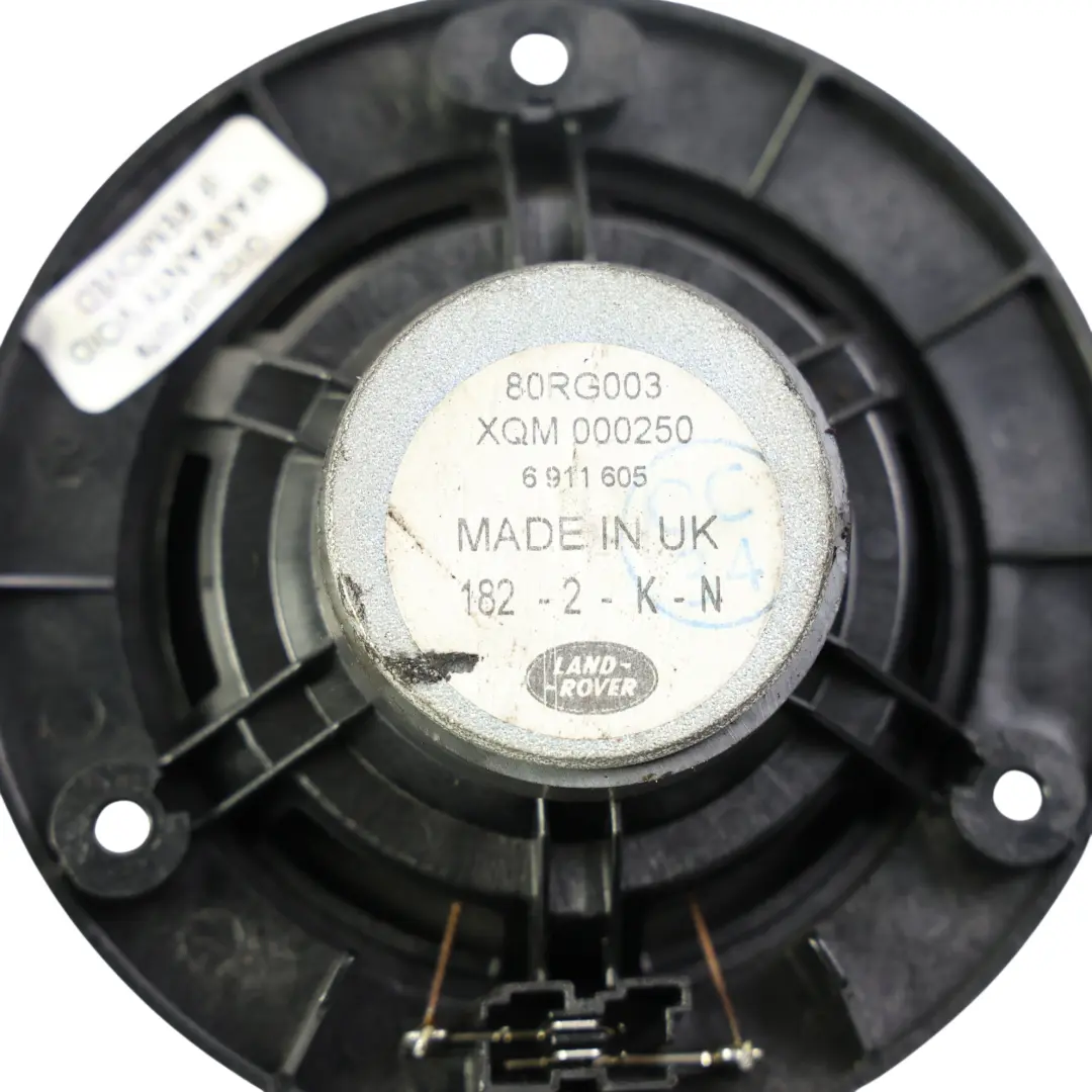 Door Speaker Audio Front Rear Left Right N/O/S XQM000250 to Range Rover L322 with Part number 6911605 Range Rover L322 Door Speaker Audio Front Rear Left Right N/O/S XQM000250 - SKU 6911605 - Part number 6911605
