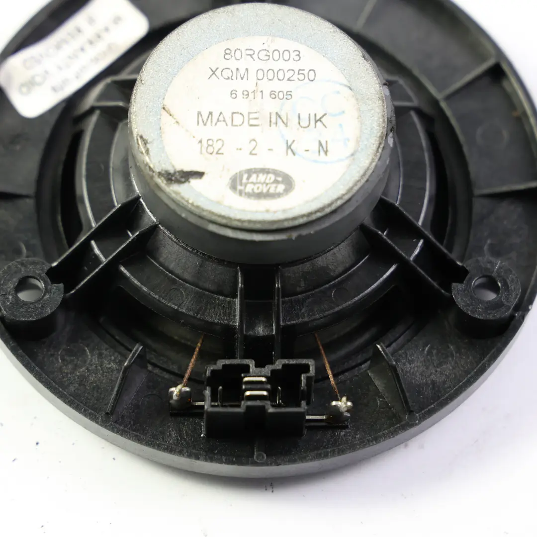 Altavoz Puerta Delantero Trasero Izq Der XQM000250 para Land Rover Range Rover L322 con número de pieza 6911605 Land Rover Range Rover L322 Altavoz Puerta Delantero Trasero Izq Der XQM000250 - SKU 6911605 - Número de pieza 6911605