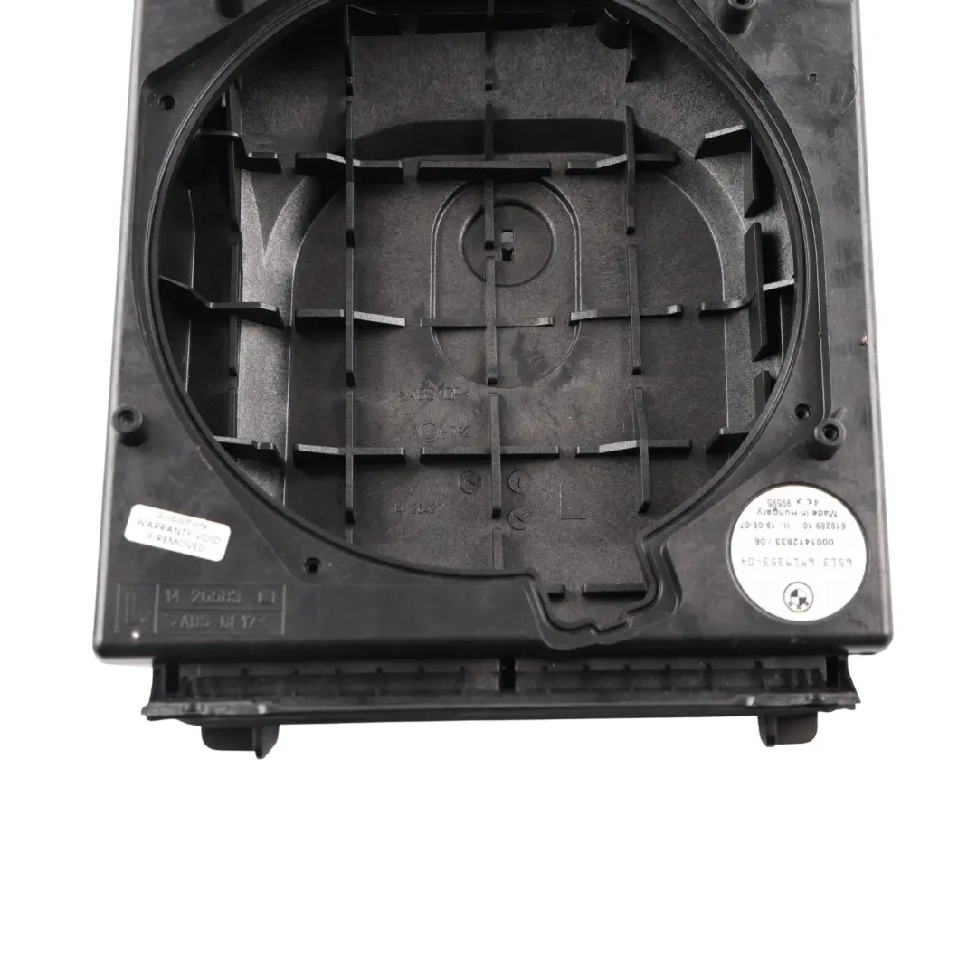 Stereo System Central Bass Floor Subwoofer Housing Left N/S to BMW E60 E61 with Part number 6919353 BMW E60 E61 Stereo System Central Bass Floor Subwoofer Housing Left N/S - SKU 6919353-1 - Part number 6919353