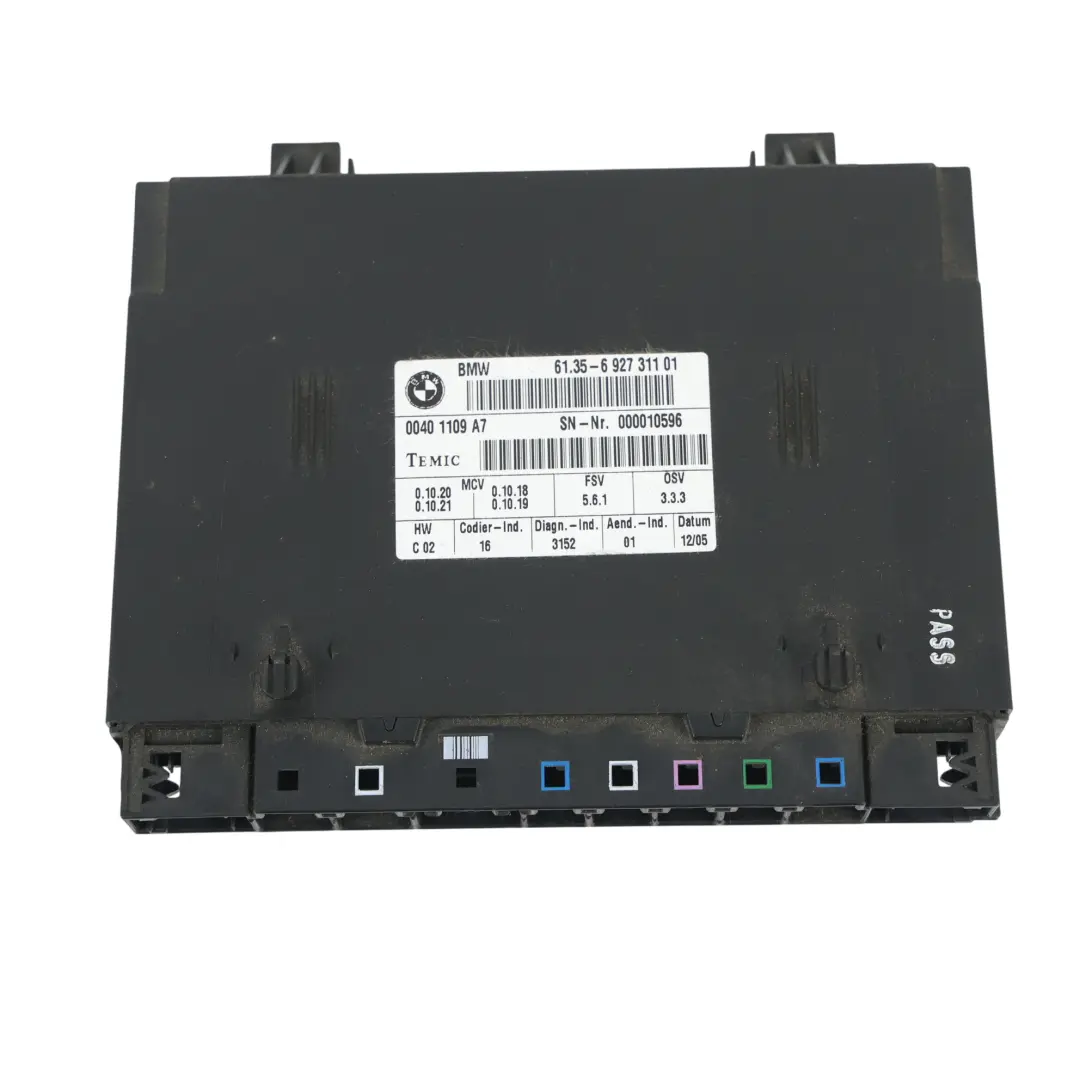 Front Seat Control Unit Module Controller ECU to BMW E60 E61 with Part number 6927311 BMW E60 E61 Front Seat Control Unit Module Controller ECU - SKU 6927311-1 - Part number 6927311