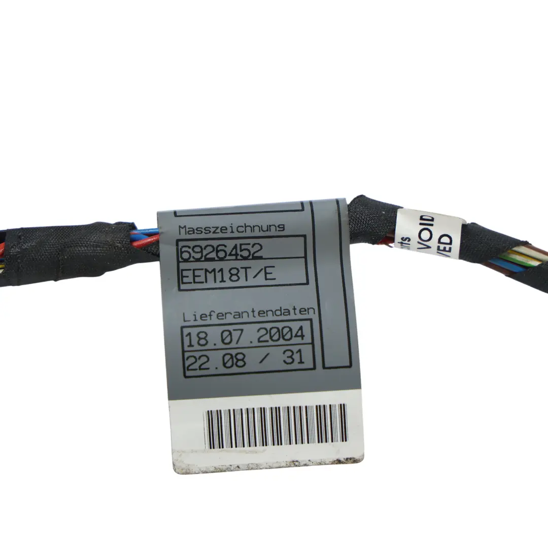 BMW 5 E60 E61 Front Left Door Wiring Loom Harness Passenger Side - SKU RHD-6928355 - Part number 6928355