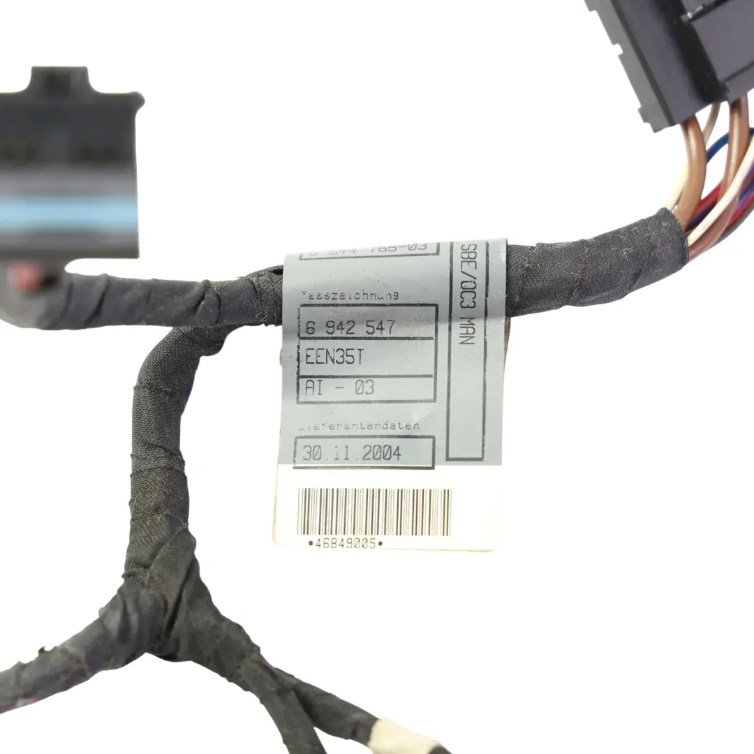 BMW E87 E90 Front Seat Wire Harness Loom Electric Line Passenger Side - SKU 6942547-1 - Part number 6942547