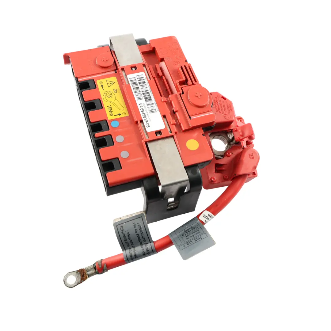 BMW E81 E82 X1 E84 E87 E90 E91 E92 Caja Distribución Corriente Cable Batería 694 - SKU 6942912-2 - Número de pieza 6942912