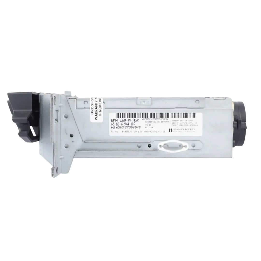 Radio M-ASK M-Audio System Controller CD Player to BMW 5 Series E60 E63 with Part number 6944109 BMW 5 Series E60 E63 Radio M-ASK M-Audio System Controller CD Player - SKU 6944109-1 - Part number 6944109