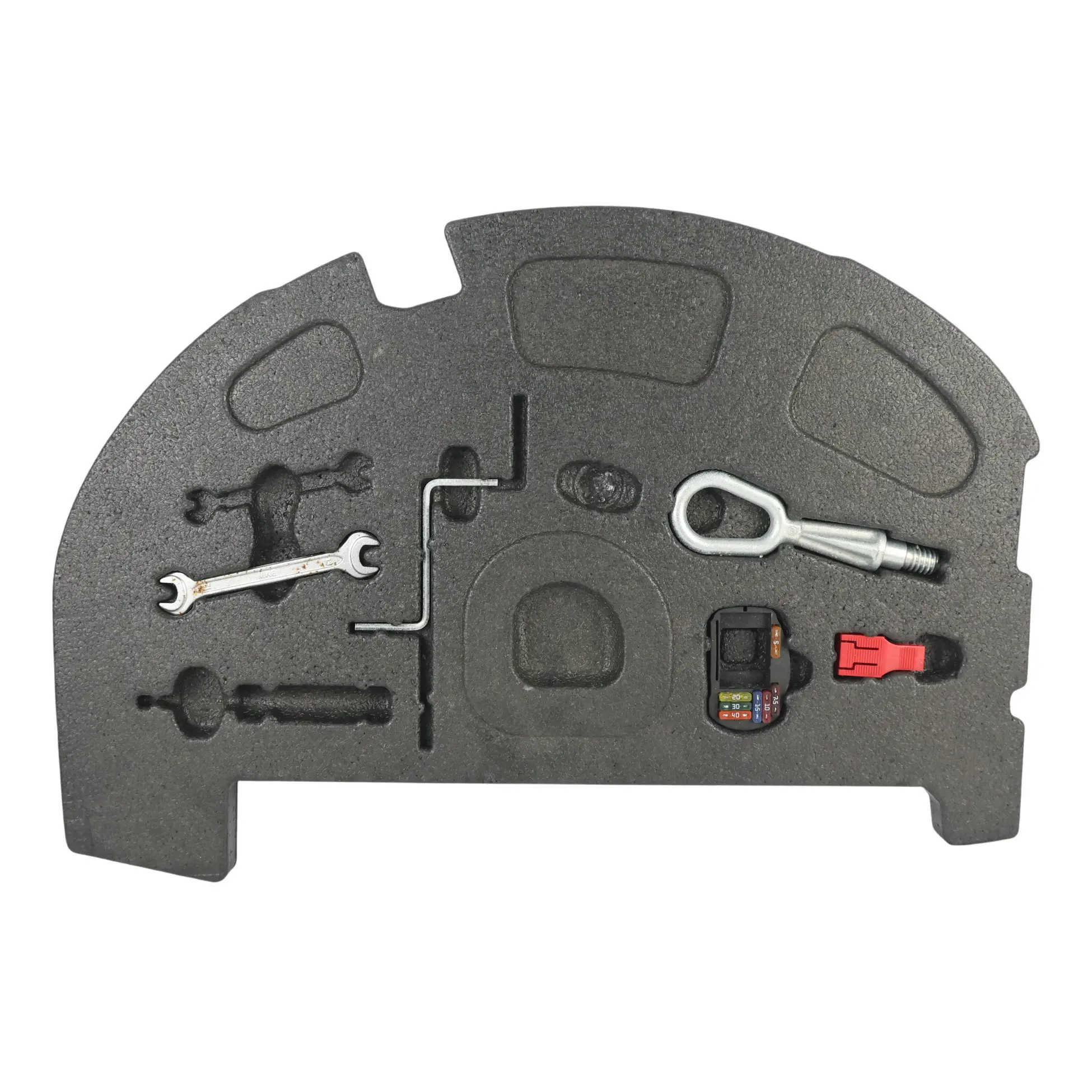 BMW E63 E64 Empty Toolkit Tool Box Holder Upper Part Foam Panel 6948518