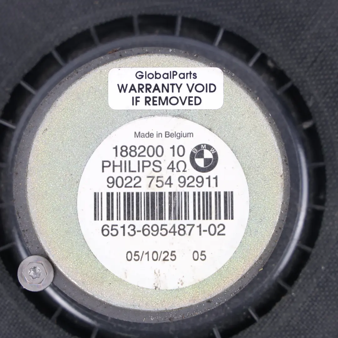 Haut-parleur Central Basses Gauche pour BMW E87 E87 LCI E90 E91 E92 à propos du numéro de pièce 6954871 BMW E87 E87 LCI E90 E91 E92 Haut-parleur Central Basses Gauche - SKU 6954871-1 - Numéro de pièce 6954871