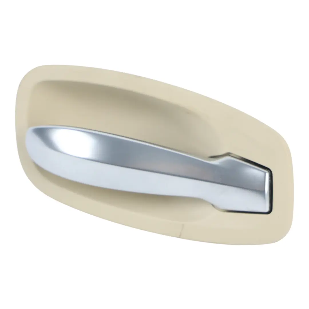 BMW E60 LCI Door Handle Inner Right O/S Cream Beige Door Card Trim - SKU 6983740 - Part number 6983740