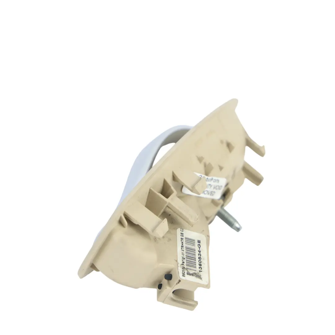 Manija Puerta Interior Derecha Beige Crema Panel Puerta para BMW E60 LCI con número de pieza 6983740 BMW E60 LCI Manija Puerta Interior Derecha Beige Crema Panel Puerta - SKU 6983740 - Número de pieza 6983740