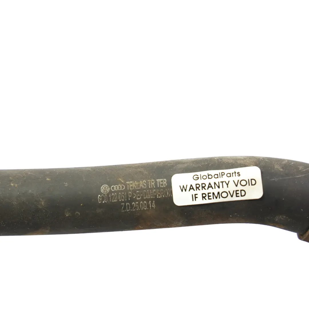 Audi A1 8X Volkswagen Polo 6C Water Coolant Hose Pipe 1.0 TFSI - SKU 6C0122051P - Part number 6C0122051P