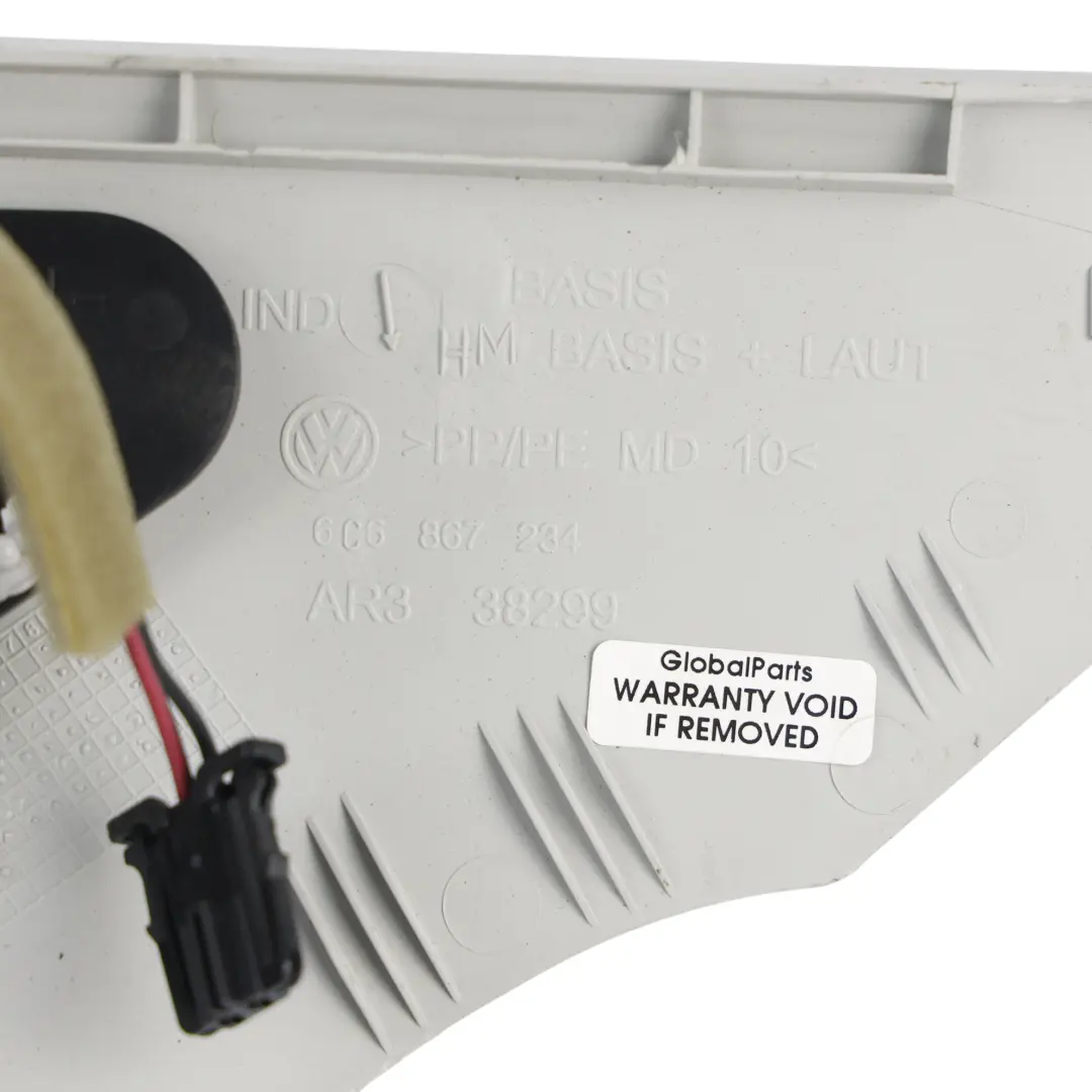 Revêtement Montant A Avant Droit Gris pour Volkswagen Polo 6R à propos du numéro de pièce 6C6867234 Volkswagen Polo 6R Revêtement Montant A Avant Droit Gris - SKU 6C6867234-1 - Numéro de pièce 6C6867234