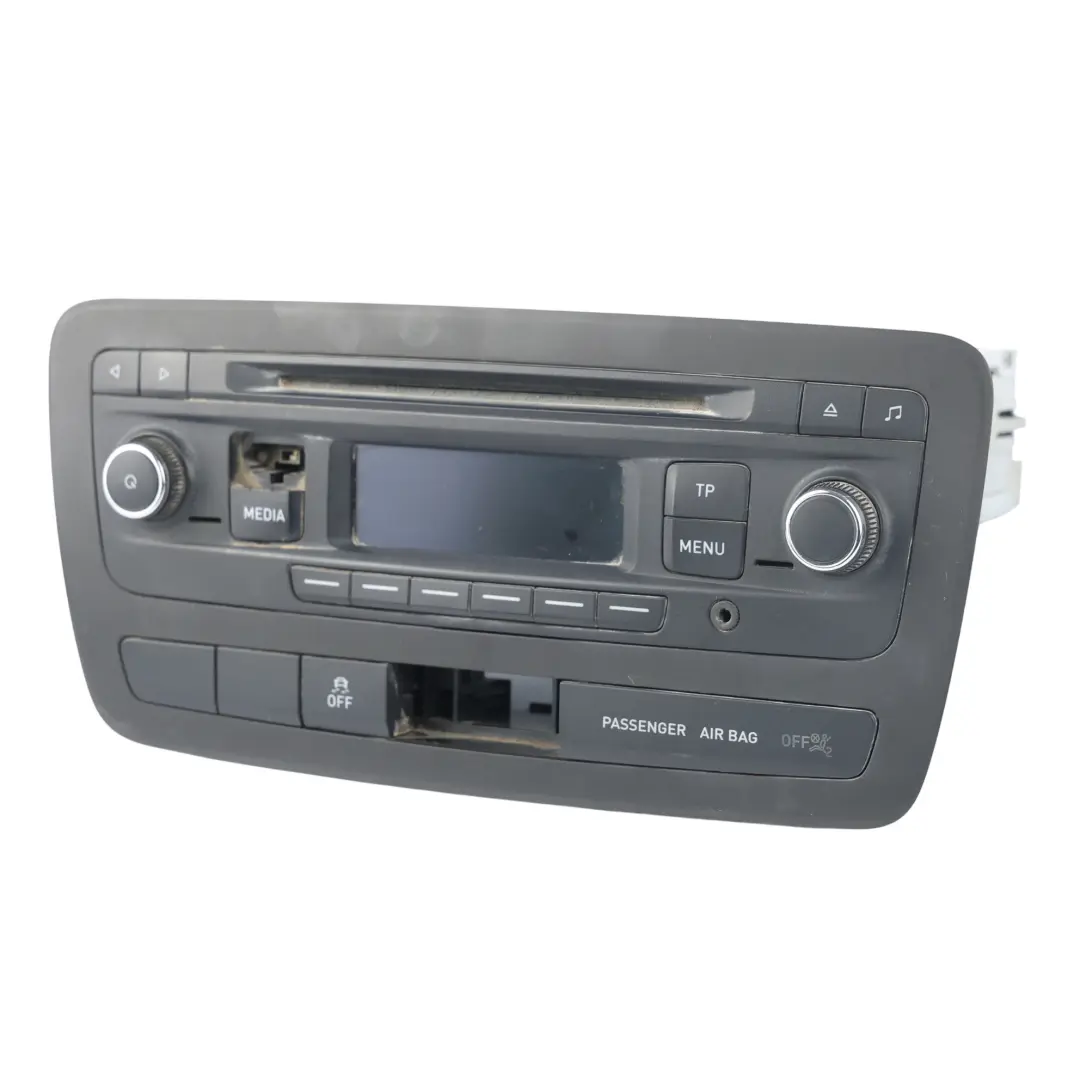6J Head Unit Mulitmedia Hazard Triangle Switch Panel Block to Seat Ibiza with Part number 6J0035156 Seat Ibiza 6J Head Unit Mulitmedia Hazard Triangle Switch Panel Block - SKU 6J0035156-1 - Part number 6J0035156