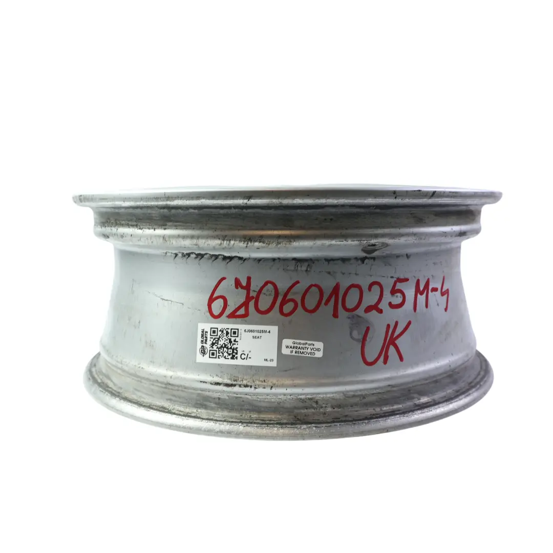 Mk4 Alloy Wheel Rim Silver 15" ET:38 6J to Seat Ibiza with Part number 6J0601025M Seat Ibiza Mk4 Alloy Wheel Rim Silver 15" ET:38 6J - SKU 6J0601025M-4 - Part number 6J0601025M
