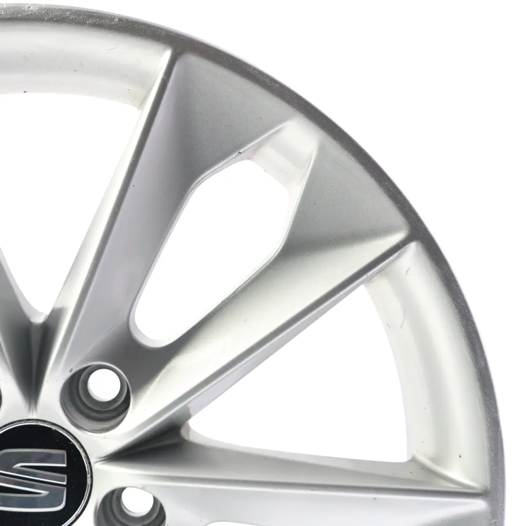 Seat Ibiza Mk4 6J Wheel Alloy 16" 10 Spoke 7J ET:43 Diamond Silver - SKU 6J0601025N-SL2 - Part number 6J0601025N
