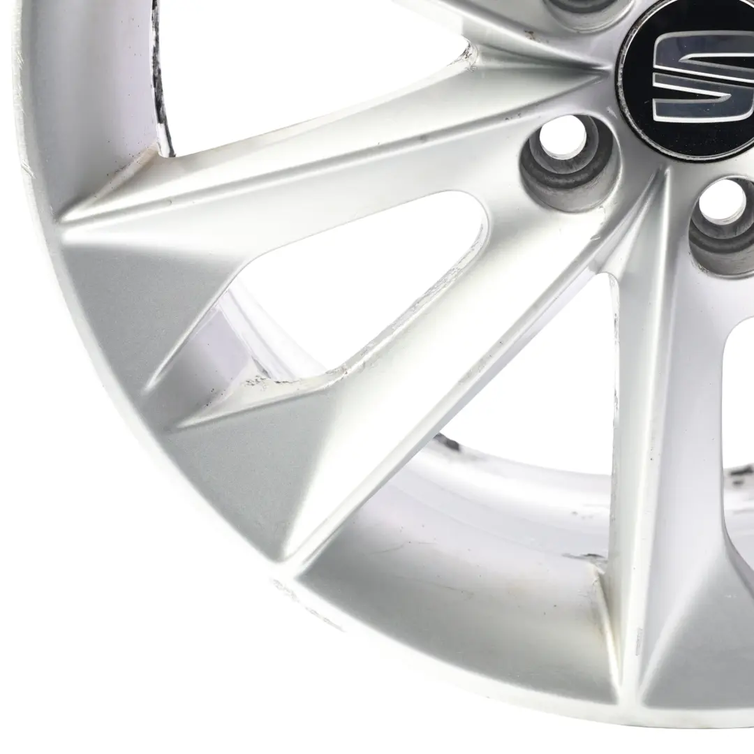Mk4 6J Wheel Alloy 16" 10 Spoke 7J ET:43 Diamond Silver to Seat Ibiza with Part number 6J0601025N Seat Ibiza Mk4 6J Wheel Alloy 16" 10 Spoke 7J ET:43 Diamond Silver - SKU 6J0601025N-SL3 - Part number 6J0601025N