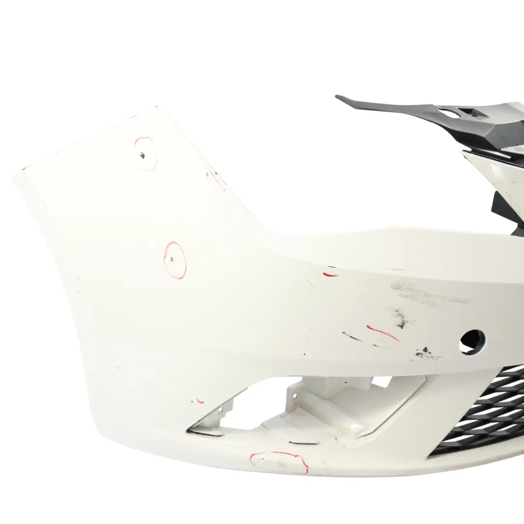 Seat Ibiza 6J Mk4 Zderzak Przedni Panel Candy White Biały - B9A - SKU 6J0807217AT-CAN - Numer Części 6J0807217AT
