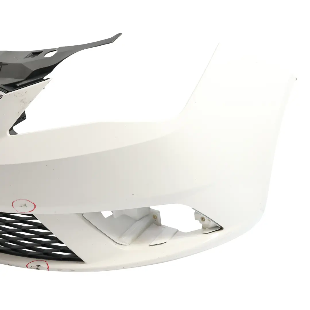 Seat Ibiza 6J Mk4 Zderzak Przedni Panel Candy White Biały - B9A - SKU 6J0807217AT-CAN - Numer Części 6J0807217AT