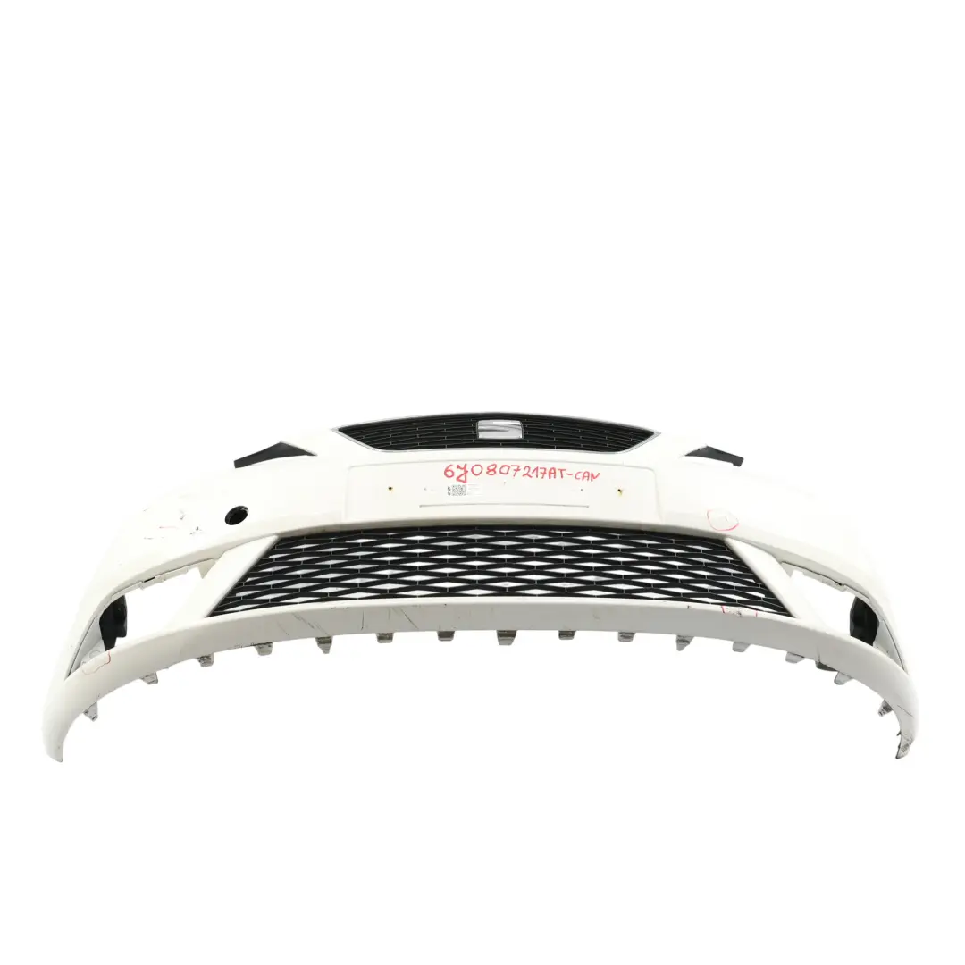 6J Mk4 Zderzak Przedni Panel Candy White Biały - B9A do Seat Ibiza o numerze 6J0807217AT Seat Ibiza 6J Mk4 Zderzak Przedni Panel Candy White Biały - B9A - SKU 6J0807217AT-CAN - Numer Części 6J0807217AT