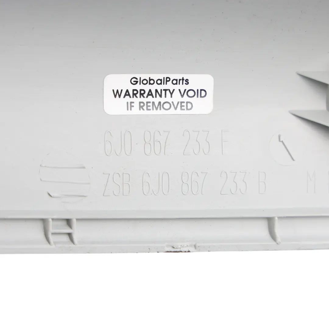 Seat Ibiza 6J Innenverkleidung A-Säule Oben Links Perlgrau - SKU 6J0867233F - Teilenummer 6J0867233F