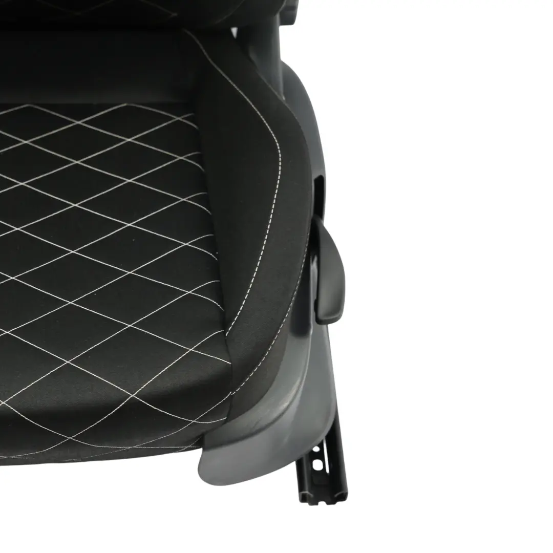6J Cupra Asiento Delantero Izquierdo Tela Negra Costura Blanca para Seat Ibiza con número de pieza 6J0881805BR Seat Ibiza 6J Cupra Asiento Delantero Izquierdo Tela Negra Costura Blanca - SKU 6J0881805BR-1 - Número de pieza 6J0881805BR