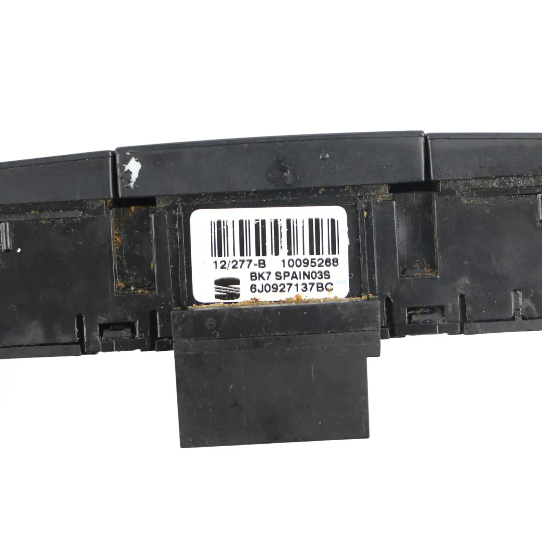 6J Central Locking Switch Heated Screen Start Stop Panel to Seat Ibiza with Part number 6J0927137BC Seat Ibiza 6J Central Locking Switch Heated Screen Start Stop Panel - SKU 6J0927137BC - Part number 6J0927137BC