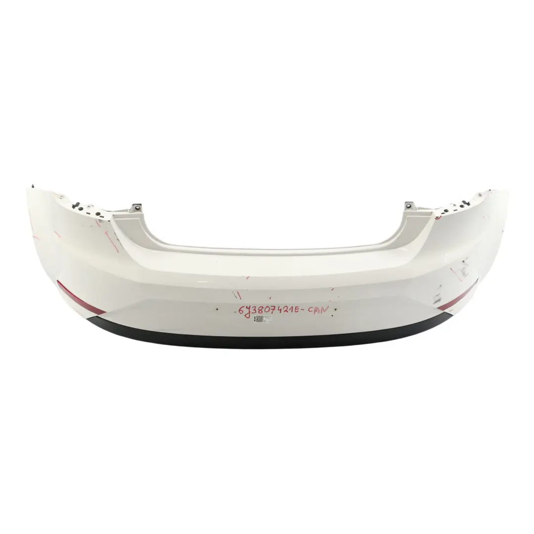 Seat Ibiza Mk4 6J Rear Bumper Panel Cover Trim Candy White - B9A - SKU 6J3807421E-CAN - Part number 6J3807421E