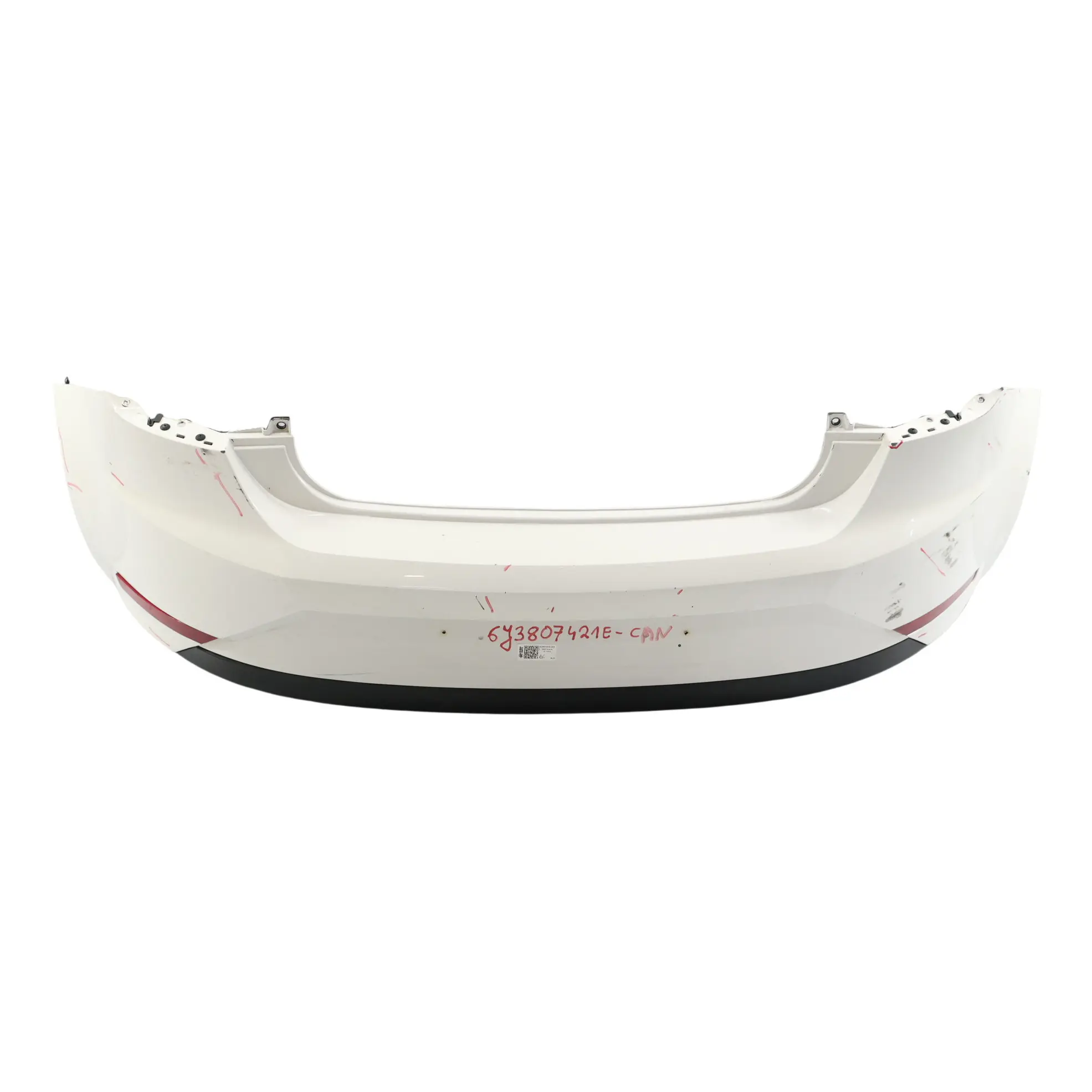 Seat Ibiza Mk4 6J Rear Bumper Panel Cover Trim Candy White - B9A