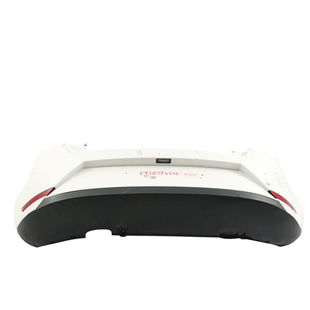 Mk4 6J Rear Bumper Panel Cover Trim Candy White - B9A to Seat Ibiza with Part number 6J3807421E Seat Ibiza Mk4 6J Rear Bumper Panel Cover Trim Candy White - B9A - SKU 6J3807421E-CAN - Part number 6J3807421E