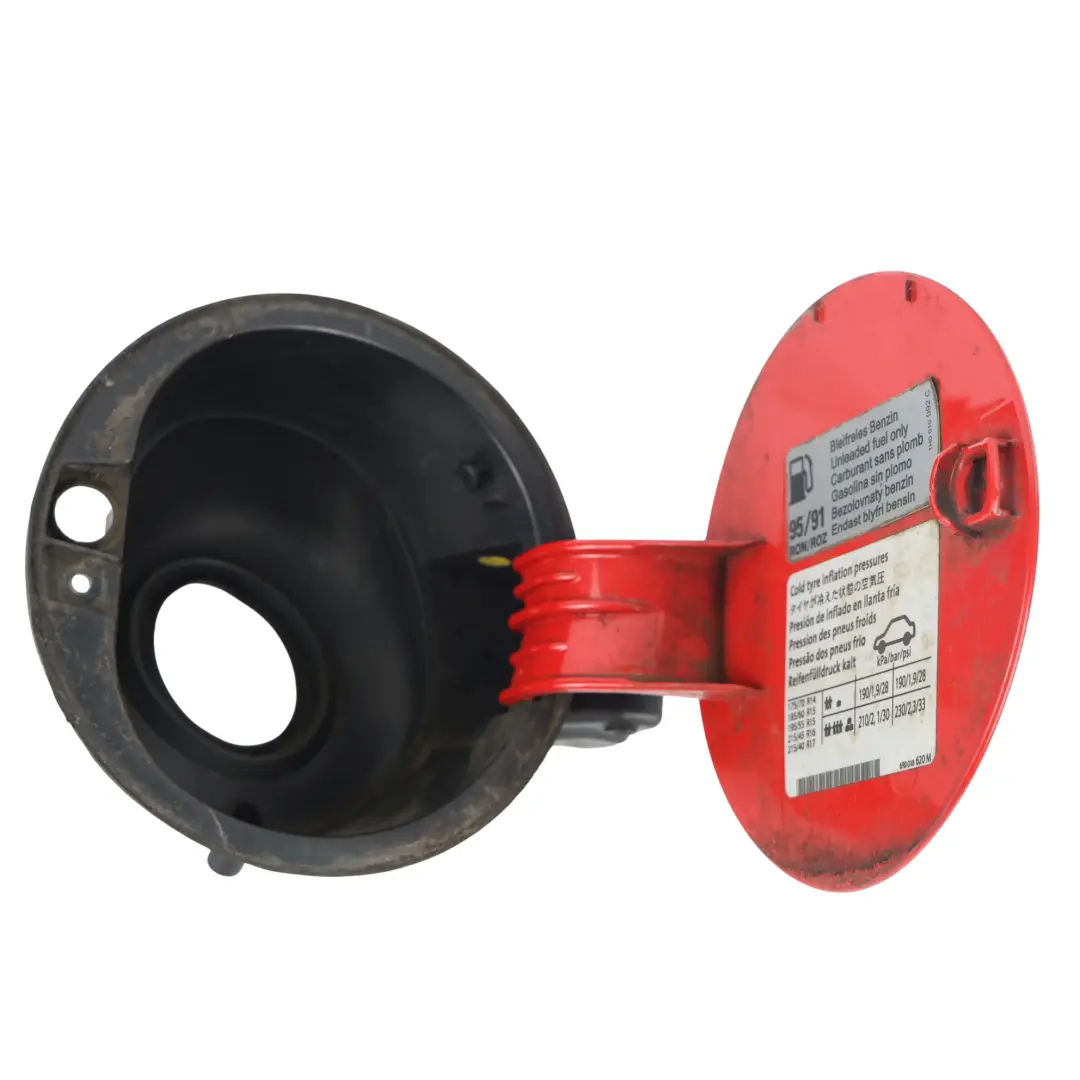 Tapa Depósito Combustible Cubierta Rojo Flash P3G para Volkswagen Polo 6R con número de pieza 6J3809905D Volkswagen Polo 6R Tapa Depósito Combustible Cubierta Rojo Flash P3G - SKU 6J3809905D-FLRE - Número de pieza 6J3809905D
