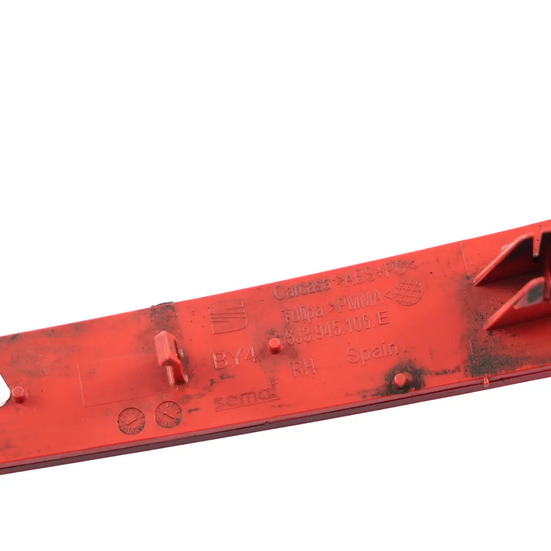 Seat Ibiza 6J Rear Bumper Reflector Light Lamp Red Right O/S - SKU 6J3945106E - Part number 6J3945106E