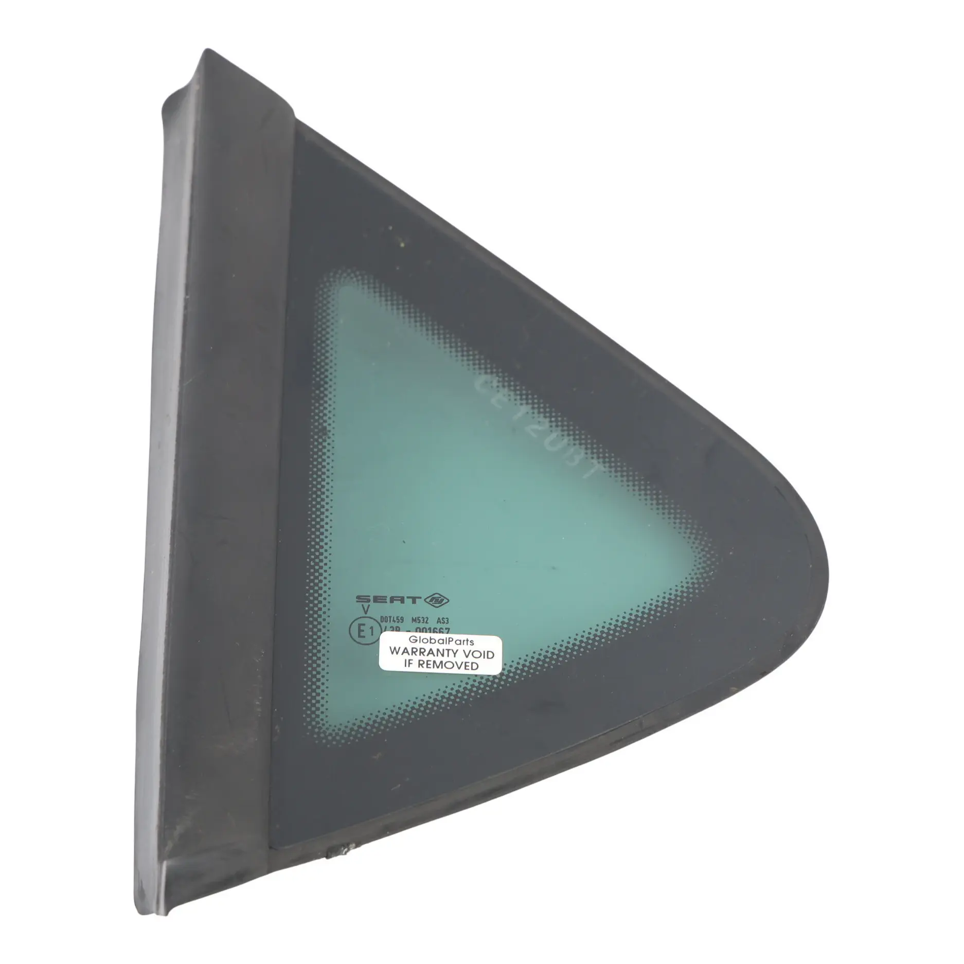 Seat Ibiza 6J Fixed Side Window Glass Tinted Rear Left N/S AS3 6J4845297M